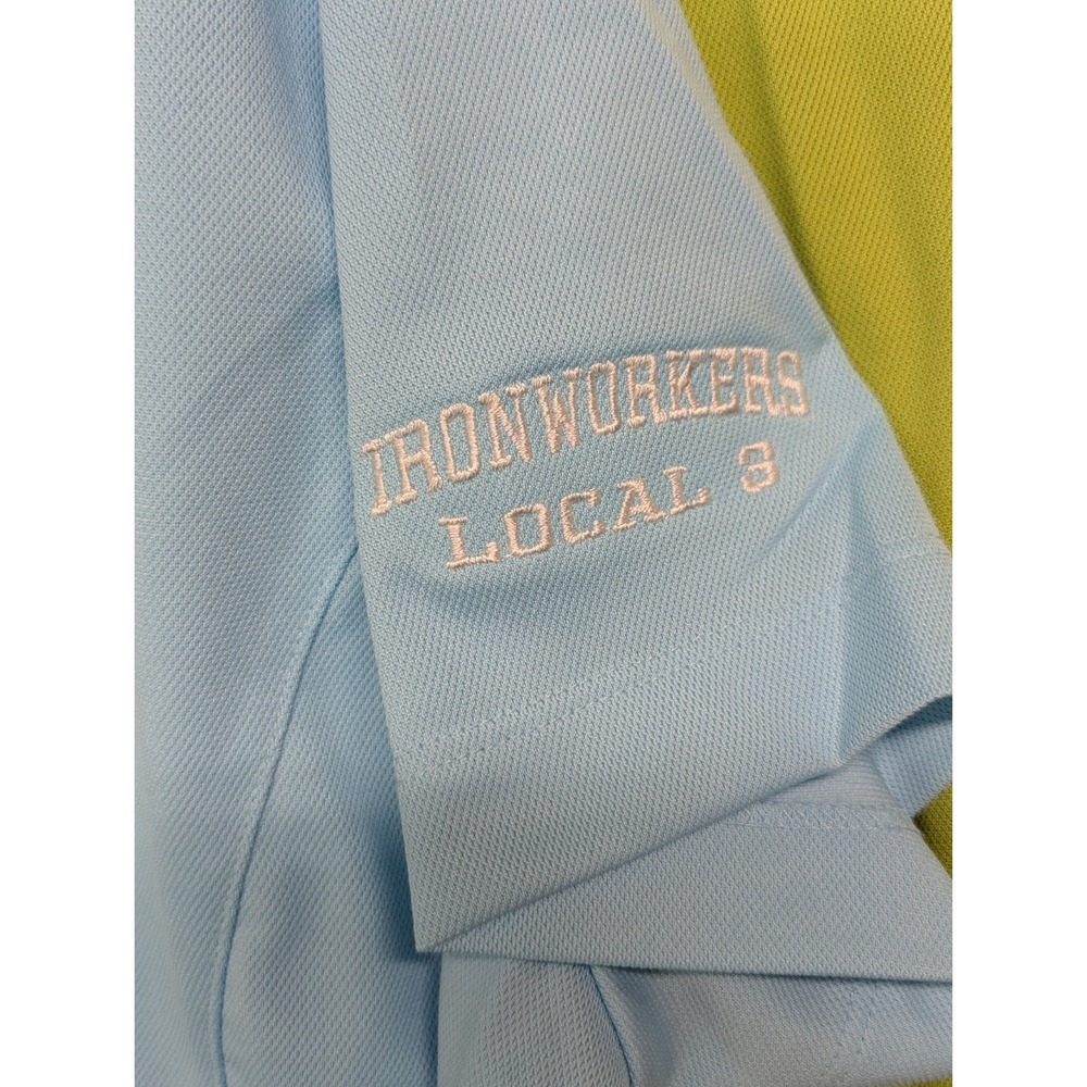 Nike Golf Women's Polo Shirts XL Dri-Fit Blue & Green Golf Shirt NWT Embroidered - Picture 7 of 12